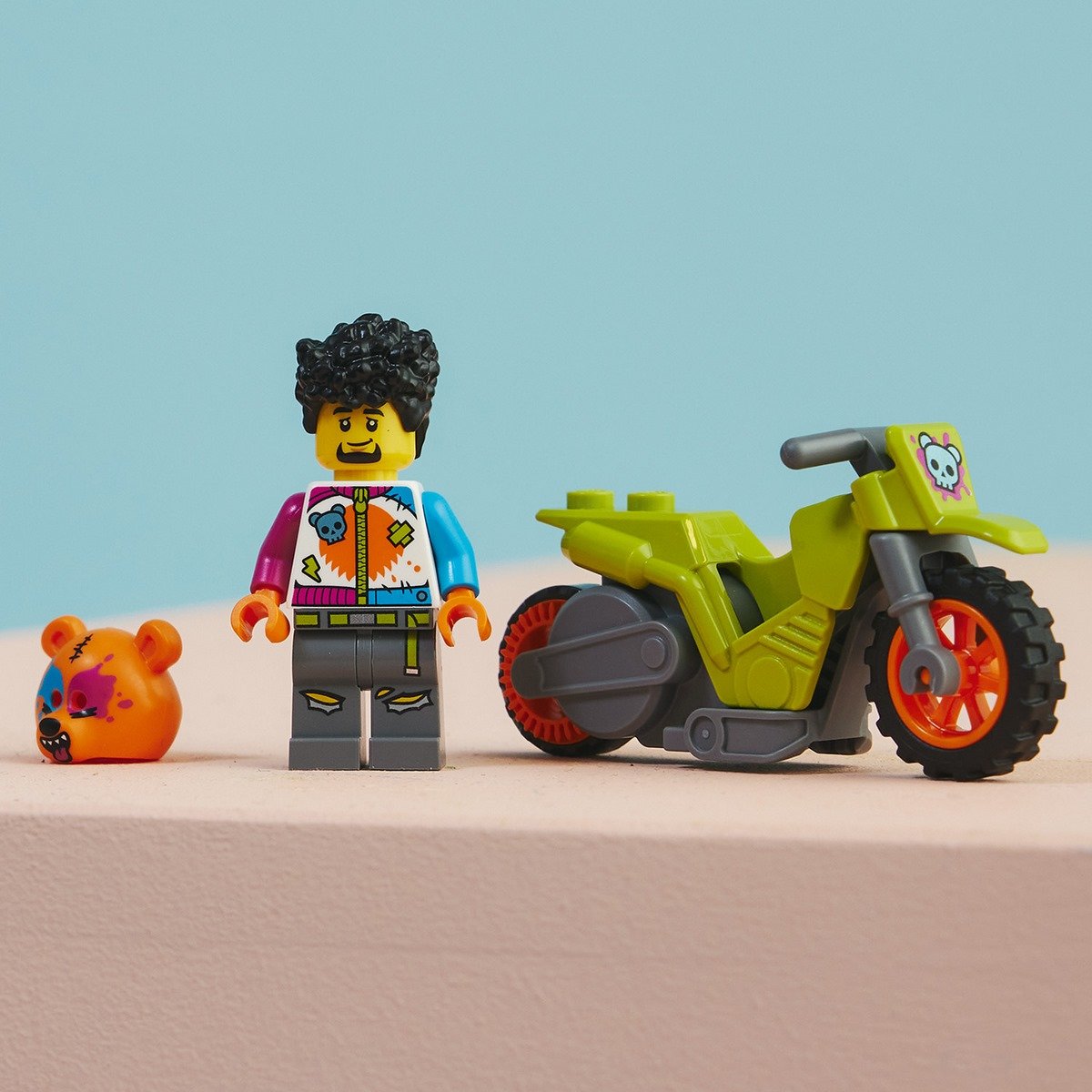 La moto de cascadede l'ours Lego City 60356