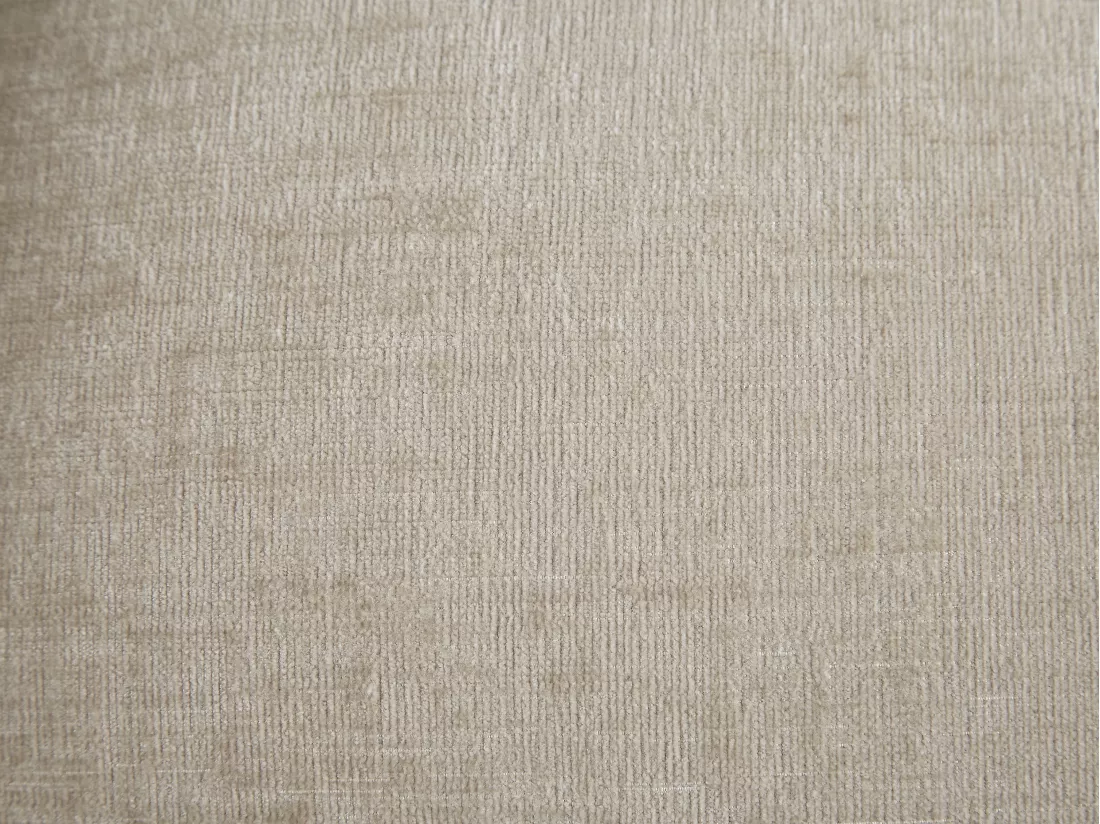Canapé d'angle gauche en tissu chiné beige NAPIZO