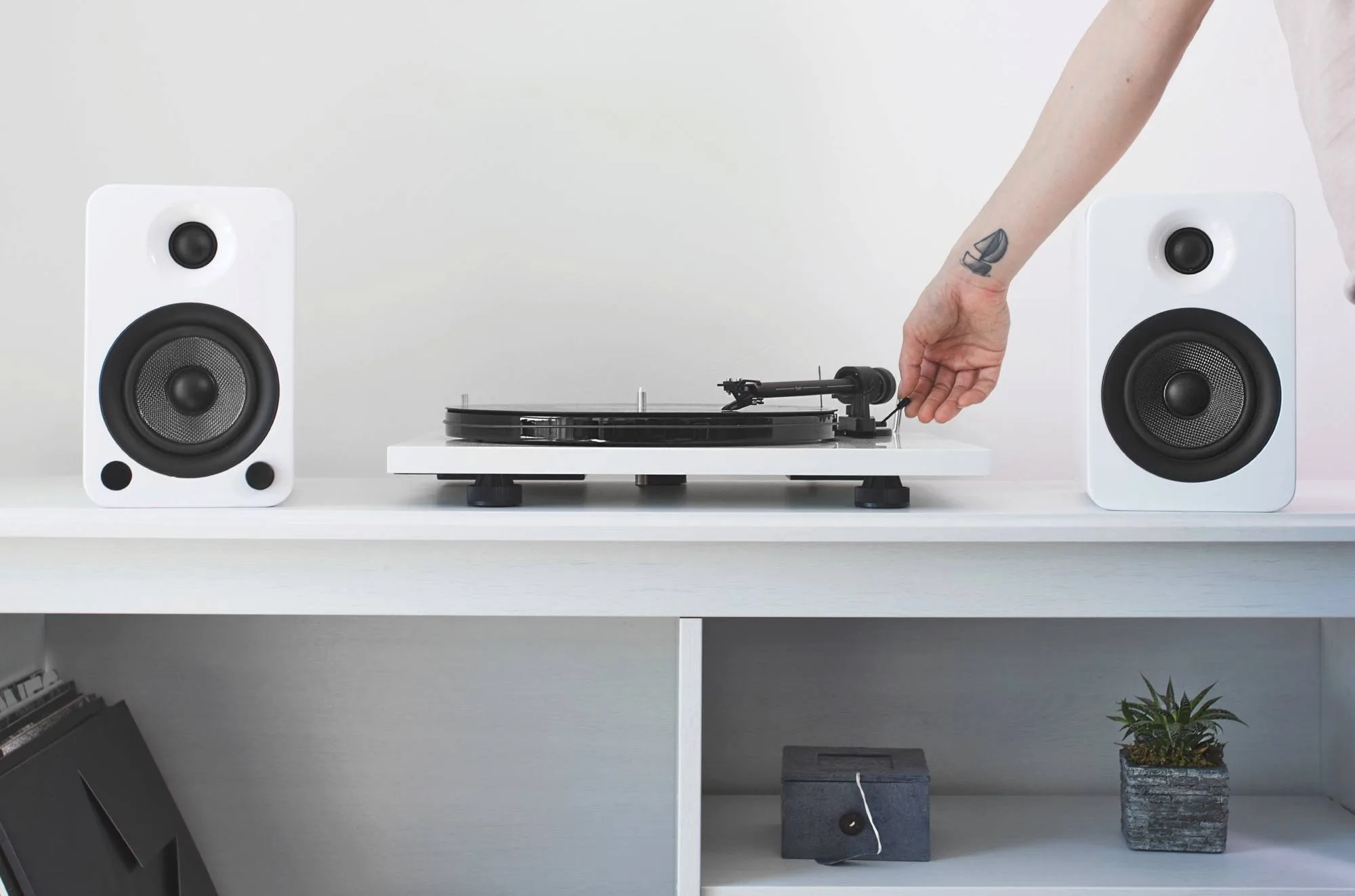 Kanto YU4 Blanc mat (la paire) Enceintes sans fil hi-fi