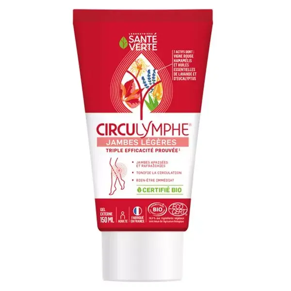 Pacote de pernas leves Santé Verte Circulymphe