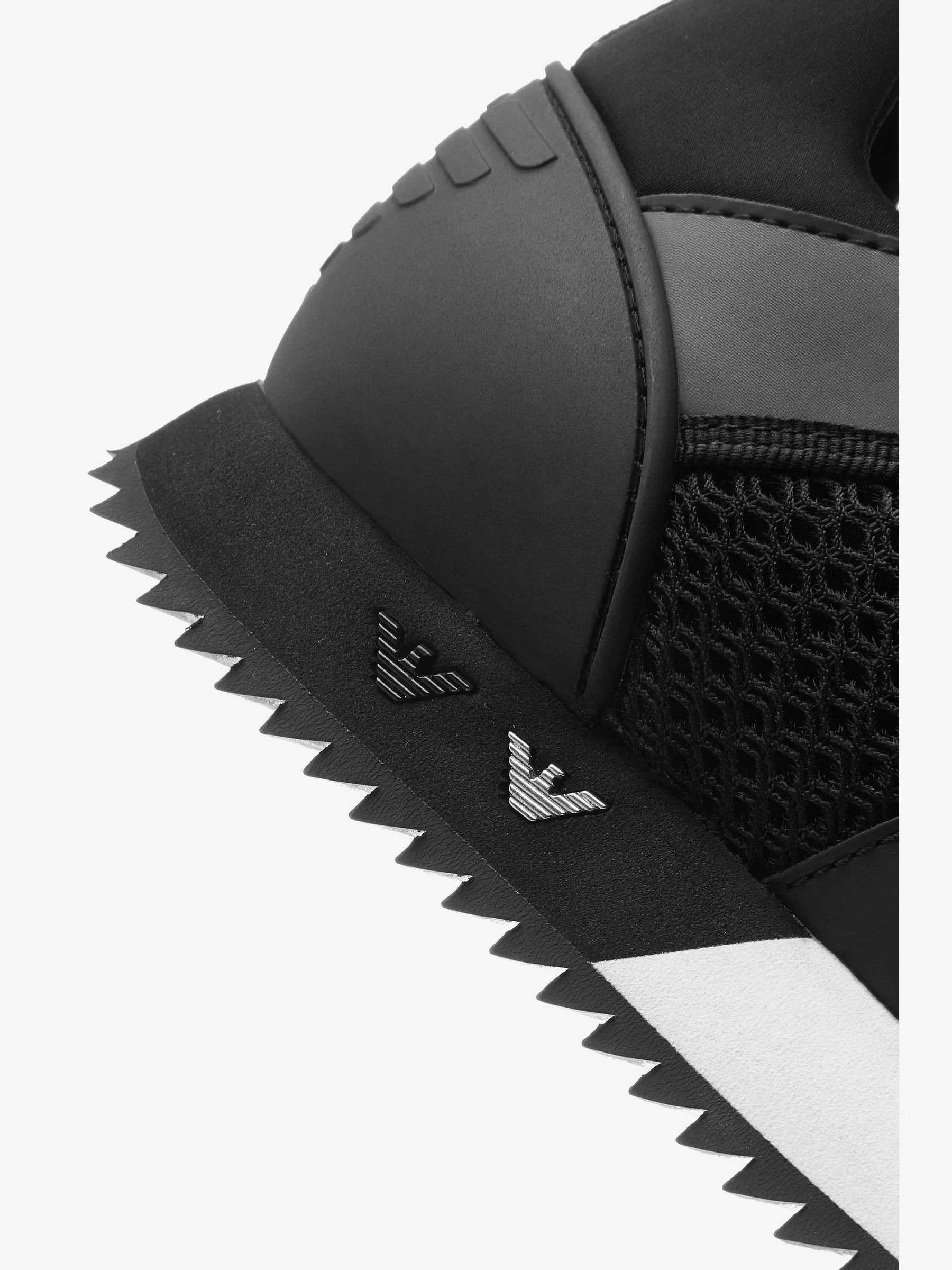 Zwart - Emporio Armani EA7 Evolution vetersneakers