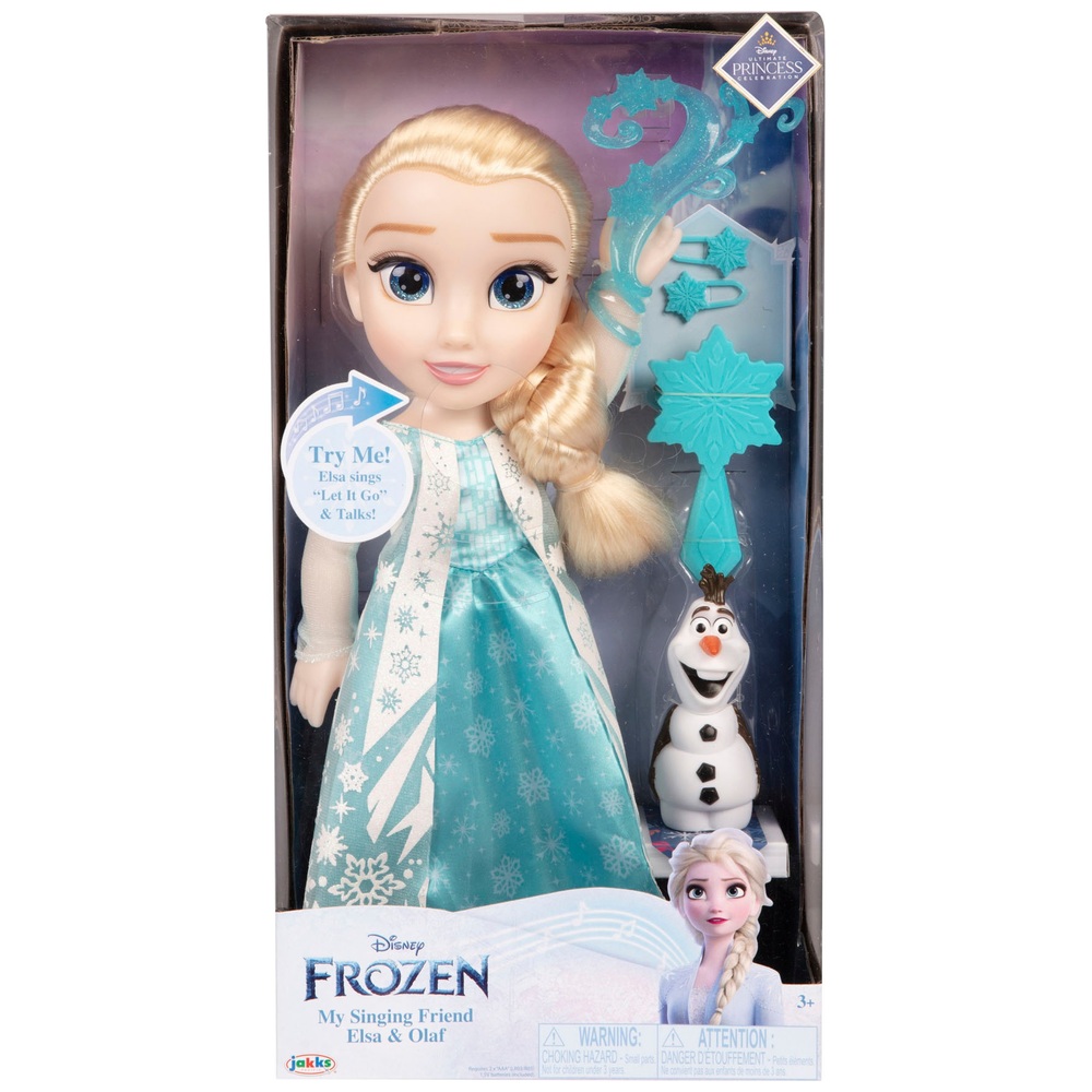 Singende Elsa-Kleinkindpuppe aus „Die Eiskönigin“, 35,5 cm