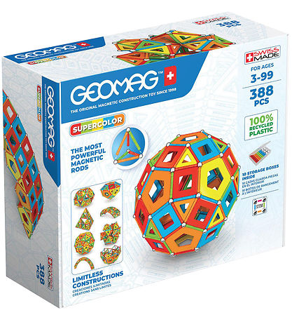 Geomag Magnets?t - Supercolor Panels Masterbox - 388 Dele