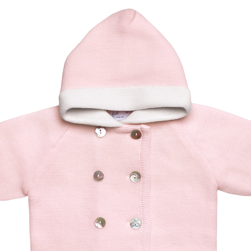 Mantel Merinowolle rosa