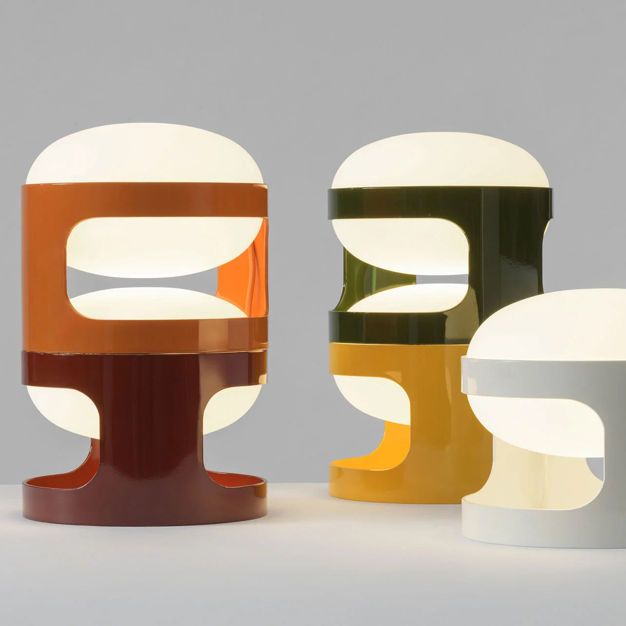 Kartell KD28 Tafellamp - Mosterd
