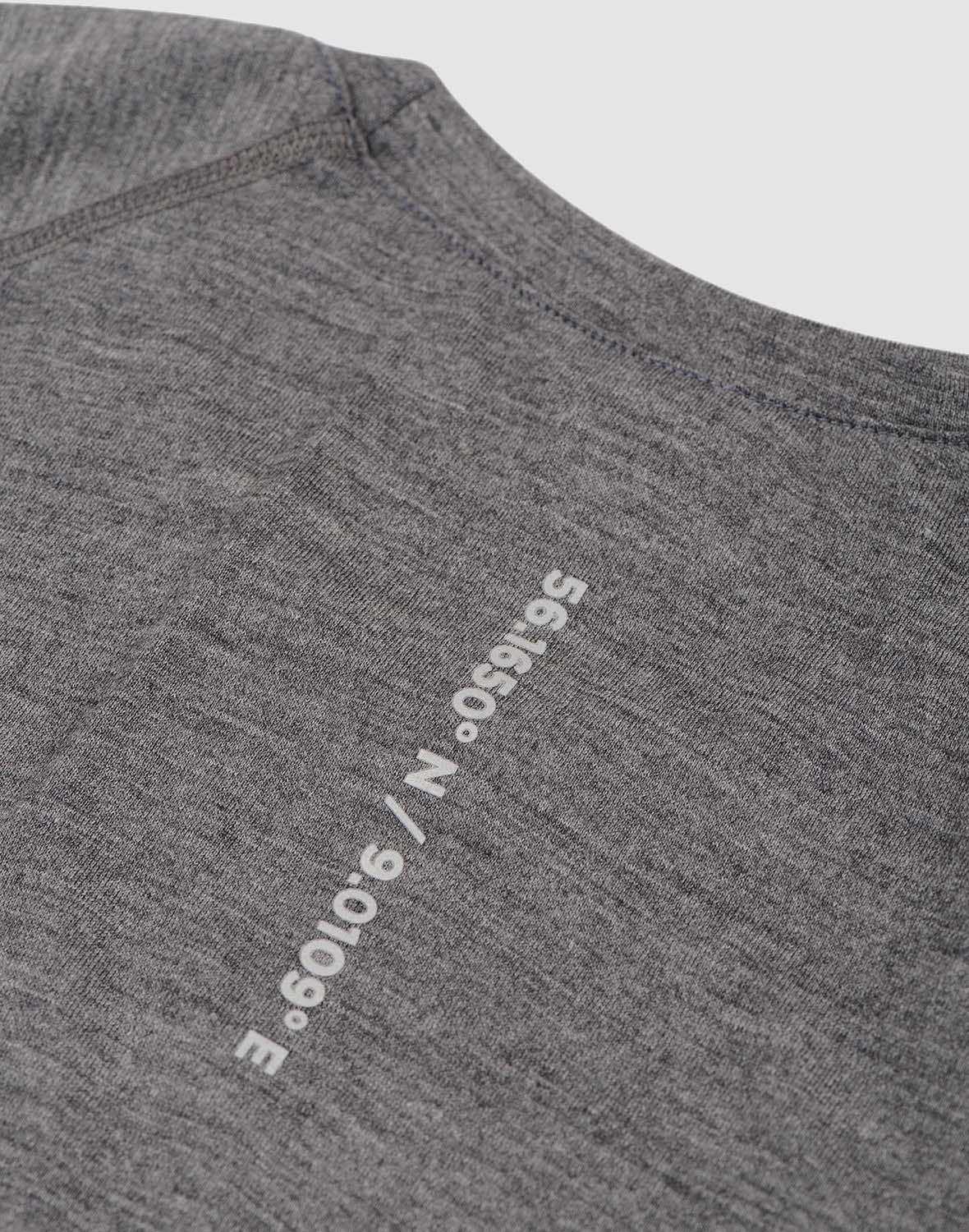 T-shirt van merinowol voor heren