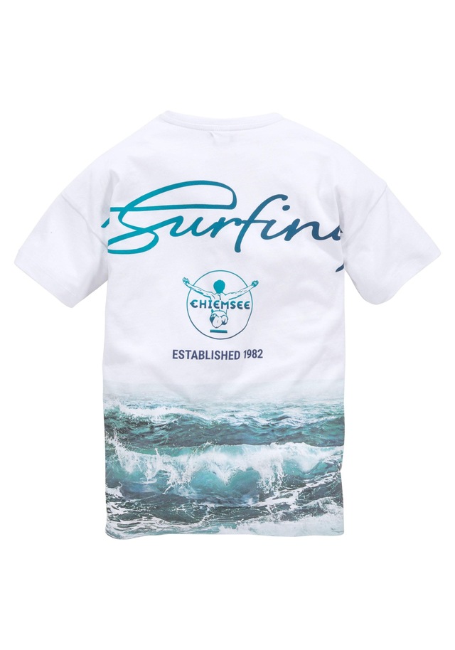 Chiemsee T-Shirt »WAVE«, Kurzarm,  Basic-Passform,  bedruckt,  Rundhalsausschnitt