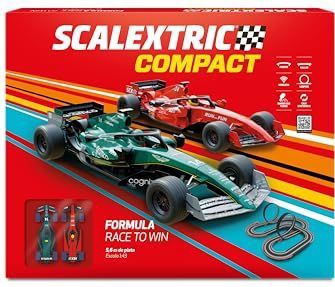 Scalextric - Fórmula Race To Win - Slotcar Set - Groen en Rood - 5.60m