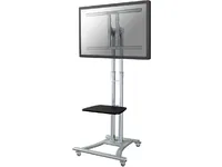 Neomounts PLASMA-M1800E - Vogn med hjul - for fladt panel/AV-udstyr - sølv - skærmstørrelse: 27