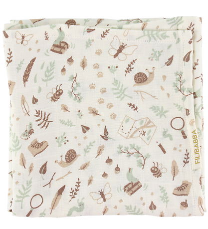 Filibabba StofBlå - Musselin - 65x65 cm - Little Wonders