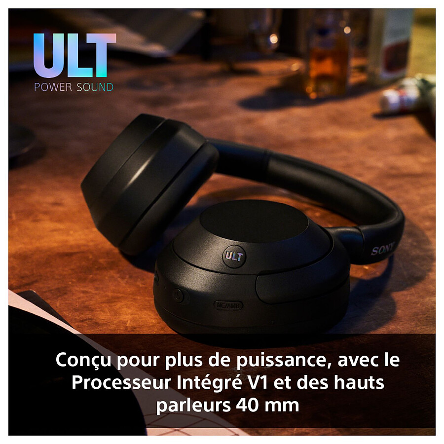 Sony ULT WEAR Noir - Casque sans fil