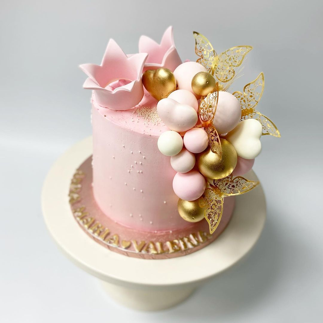 (12-tlg. Set) Kuchenstecker Schmetterling Tortenstecker Topper Dekoration für Torten / Kuchen - Gold