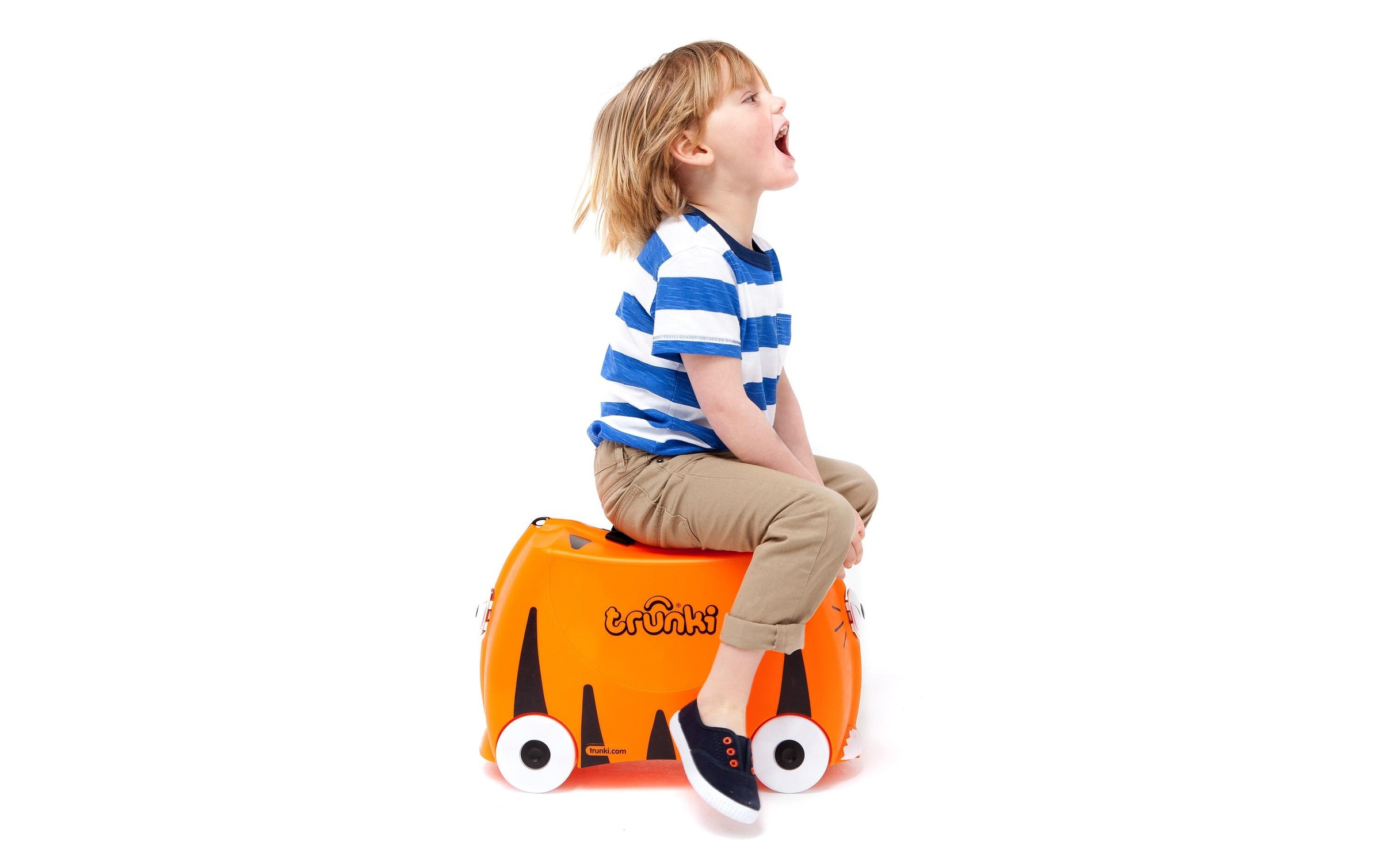 TRUNKI Trolley »Tiger Tipu« 4 Rollen