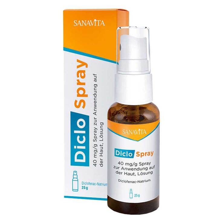 DicloSpray 40 mg/g zur Anwendung auf der Haut, 25 g