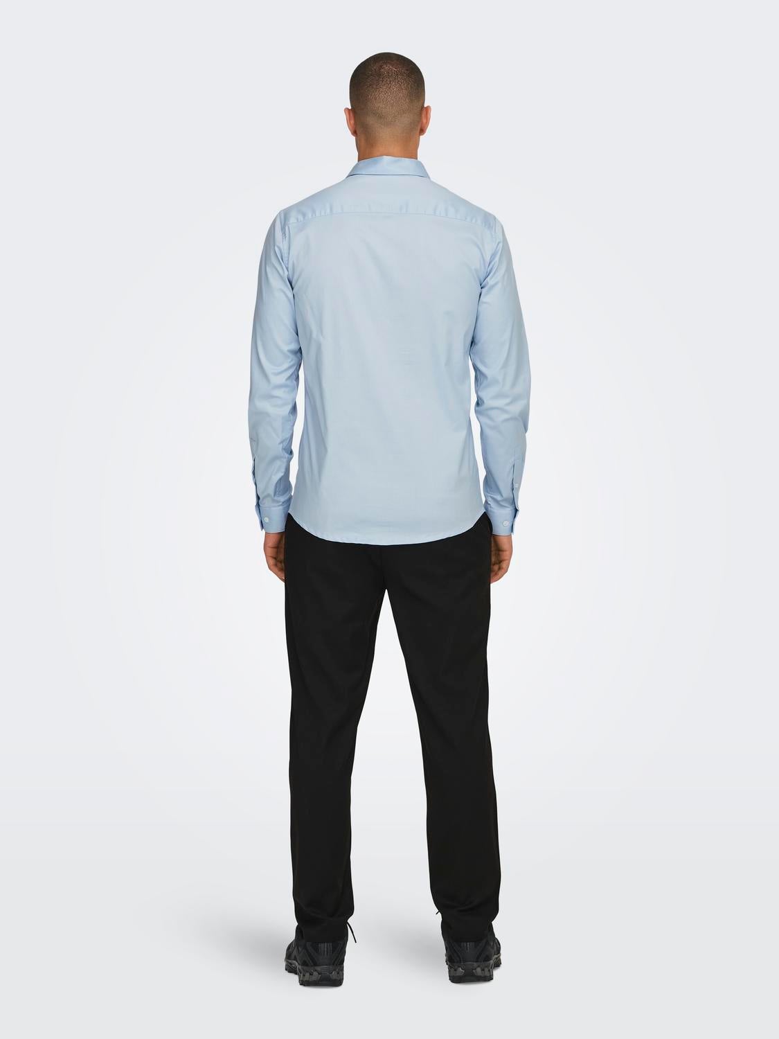 ONSJORDAN Hemd Cashmere Blue