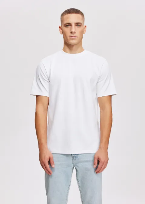 Basic t-shirt wit (WIT)