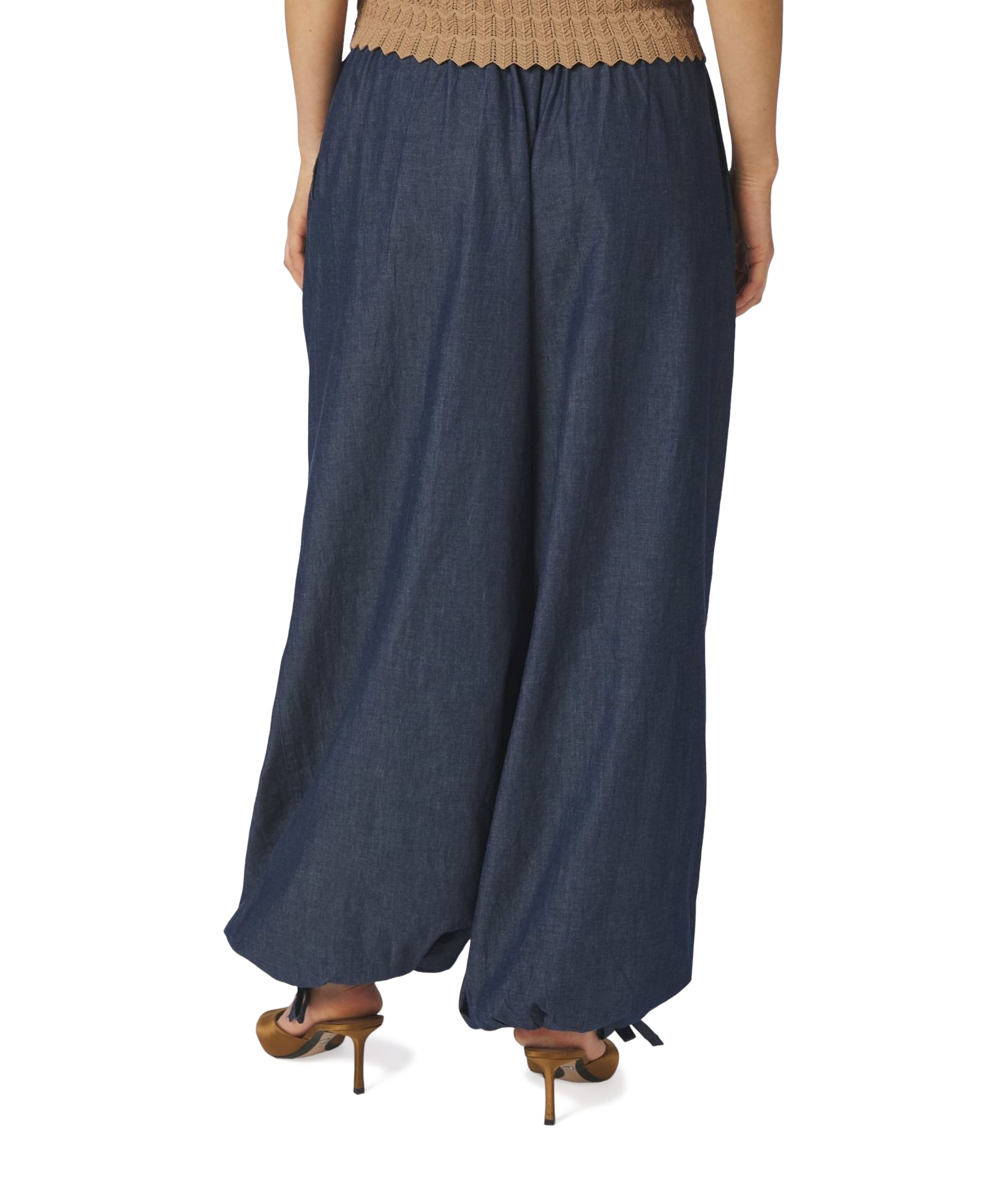Neo Noir Roxane Balloon Denim dames broek blauw