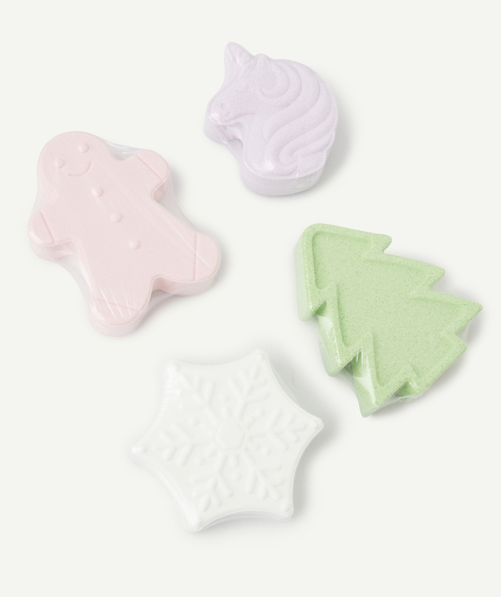 INUWETCOFFRET 4 BOMBES DE BAIN EFFERVESCENTES VEGAN