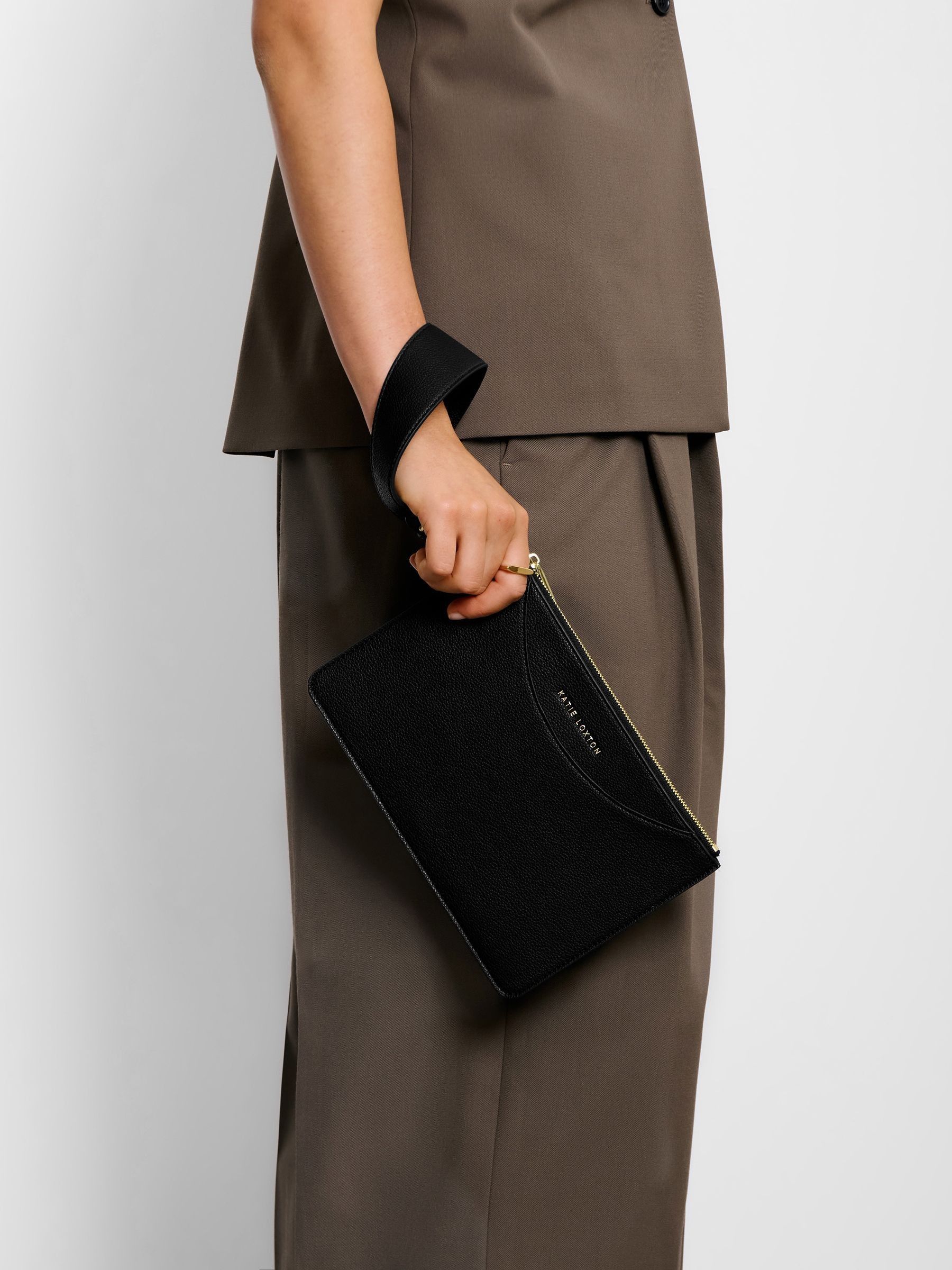 Zwart - Katie Loxton Alba Wristlet Pouch