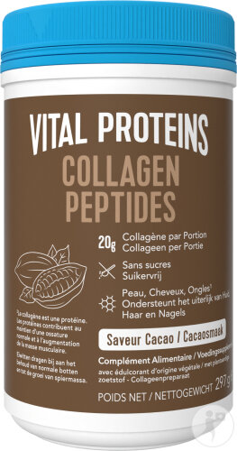 Vital Proteins Peptides Collagène Saveur Cacao Complément Alimentaire 297g