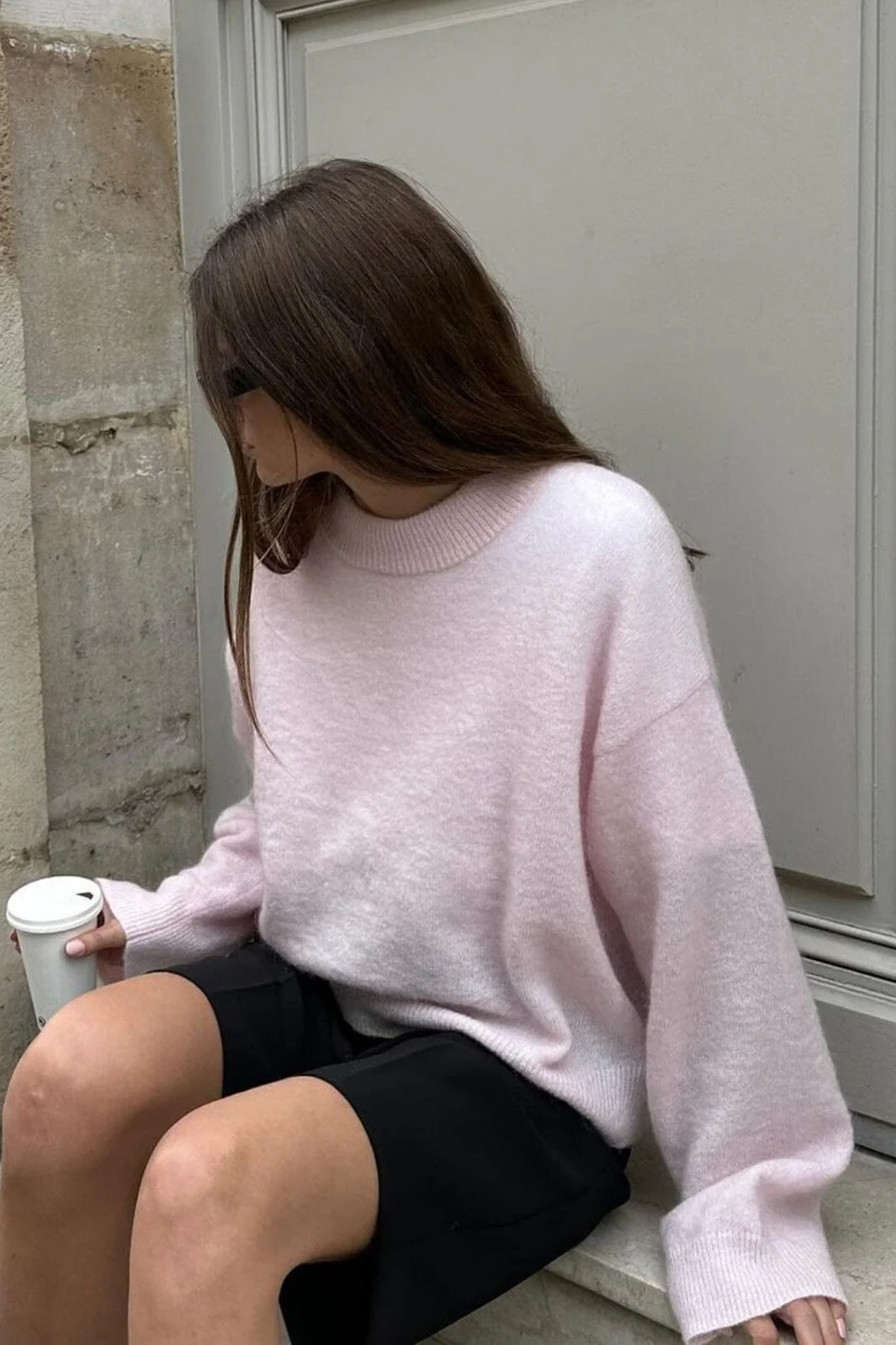 Second Female Brook Knit Drop Shoulder O-Neck