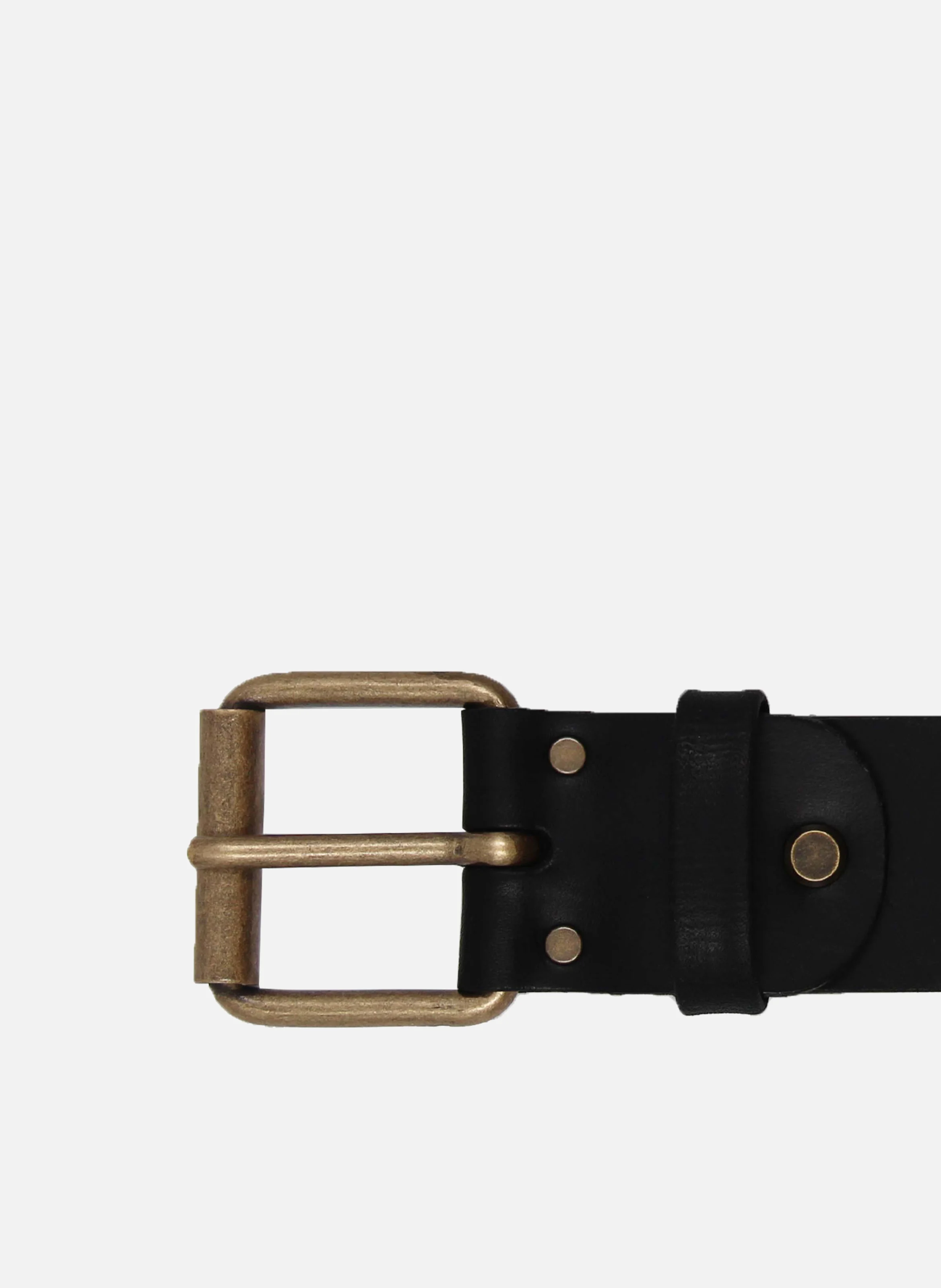 Ceinture week-end cuir lisse | Noir