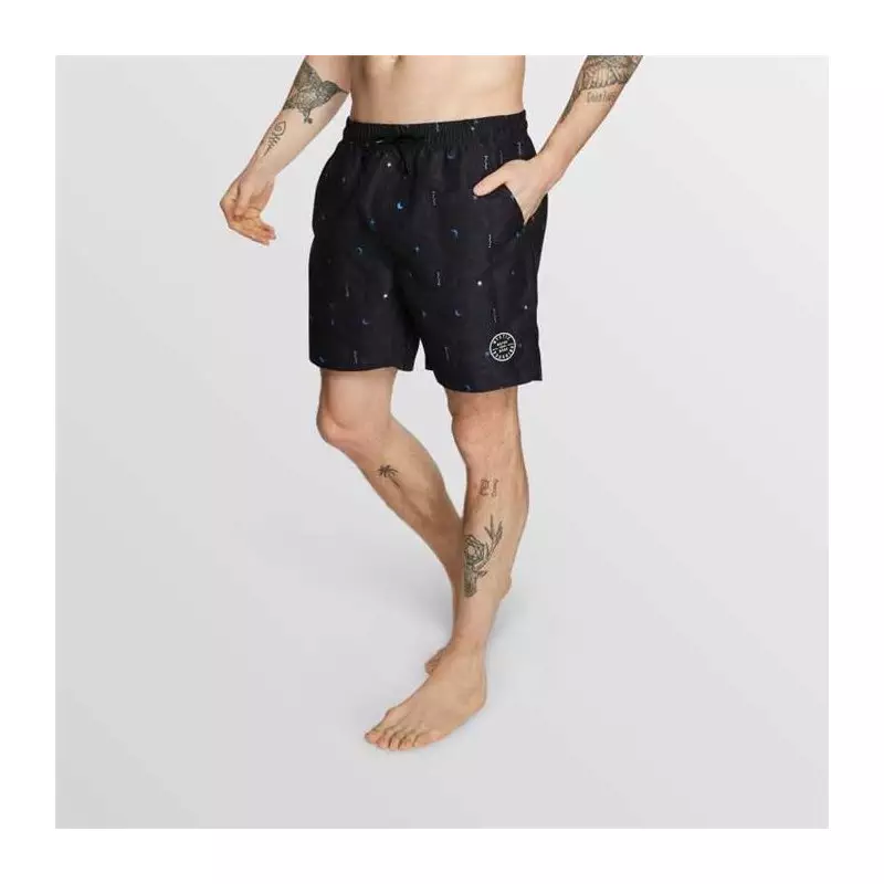 Boardshort MYSTIC Artwork Swim Black