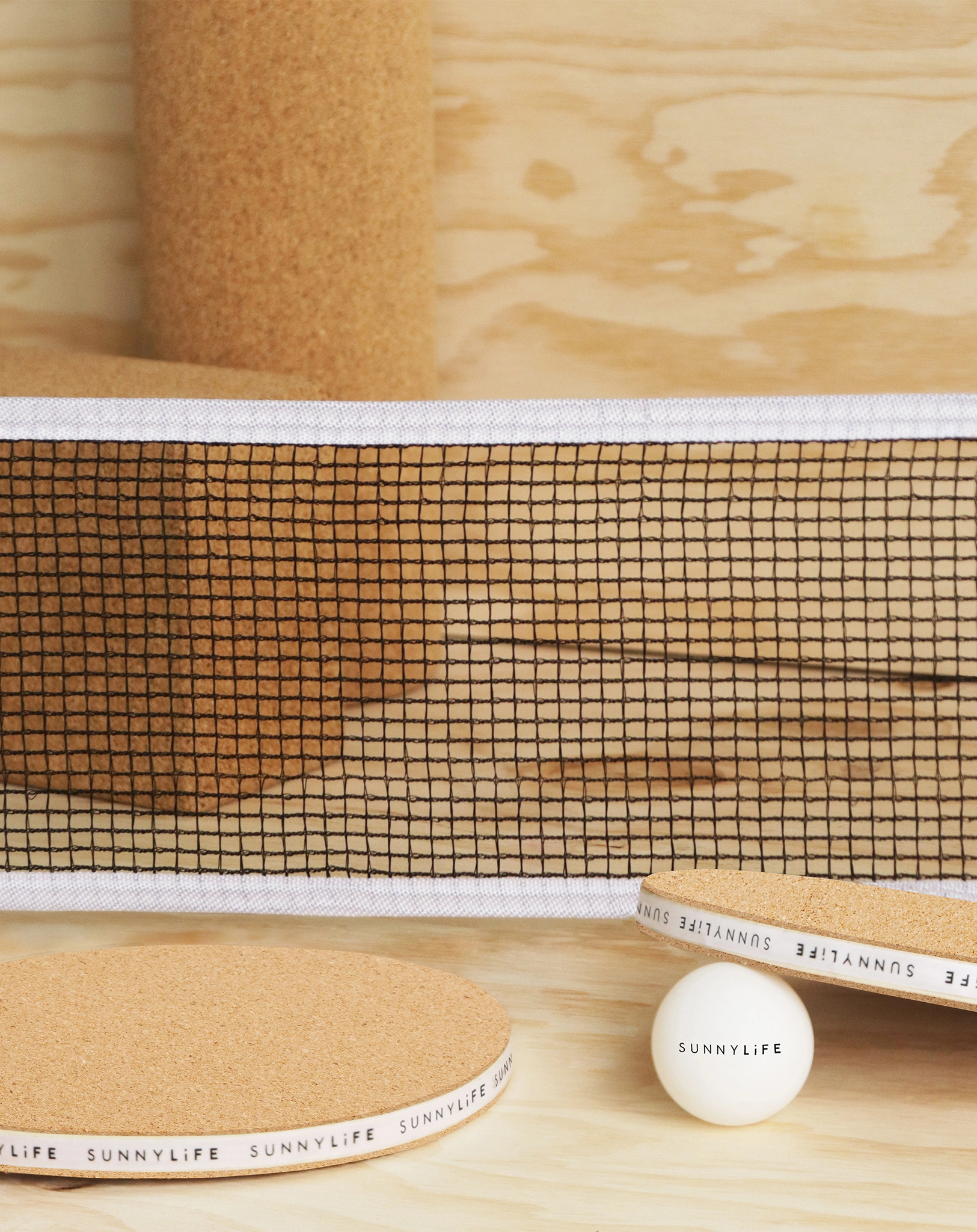 Tischtennis-Set PLAY ON TABLE - CORK 5-teilig