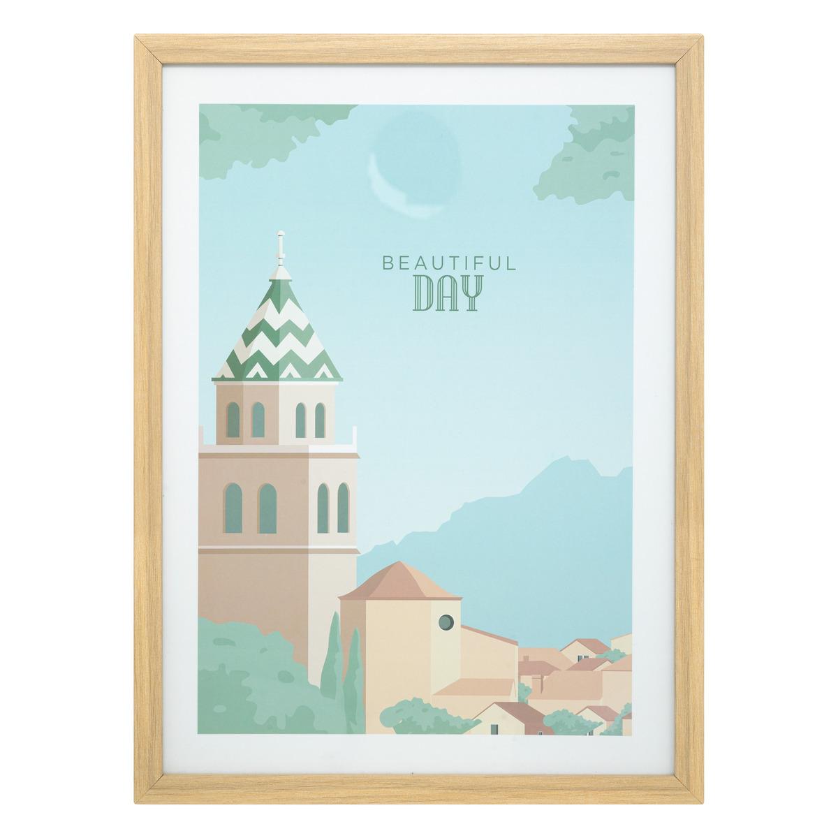 AFFICHE CADRE DAY FRANCOIS D.30X40CM