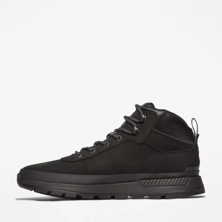 Chaussures de randonnée Field Trekker pour homme en noir monochrome
