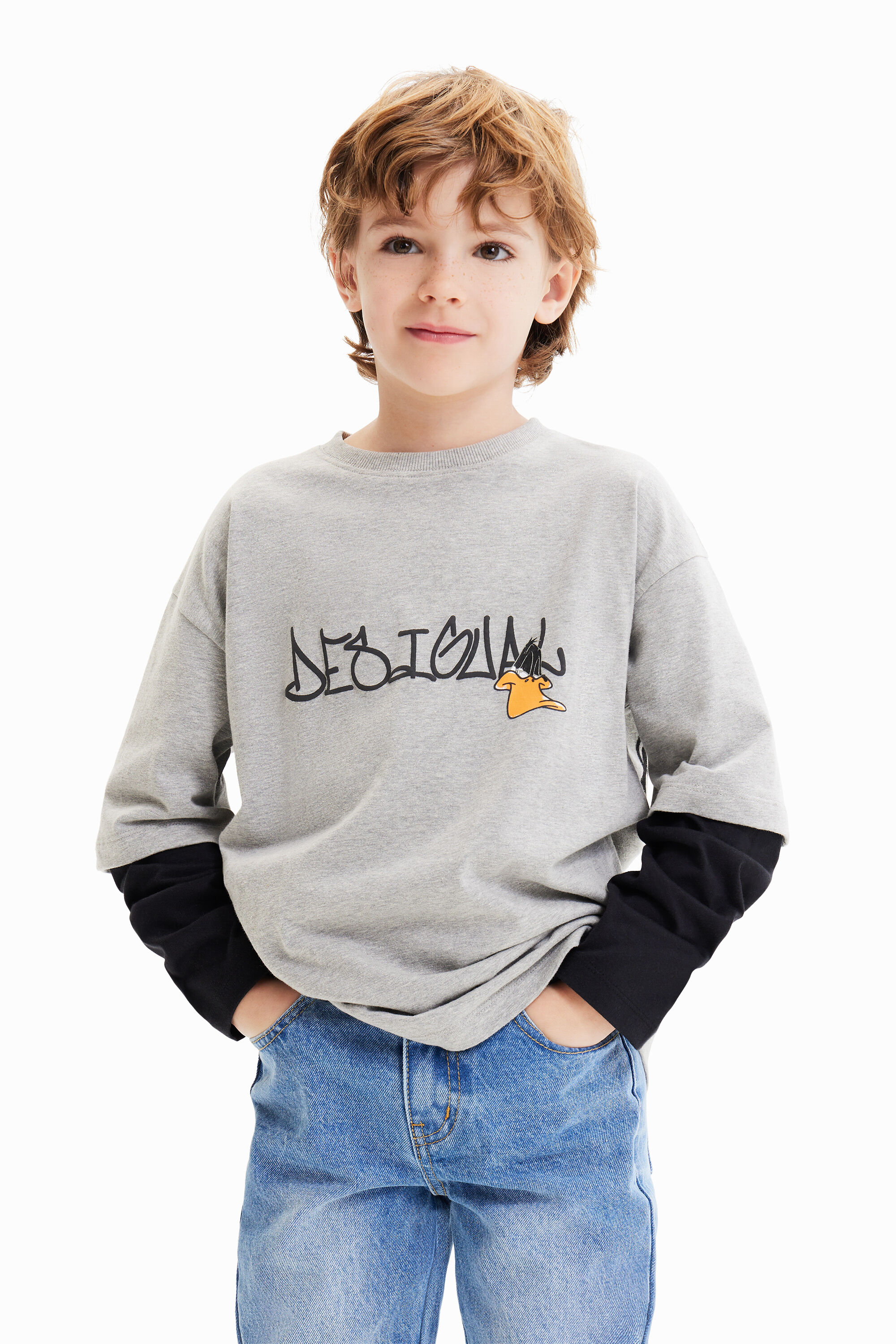 T-shirt manches doubles Looney Tunes