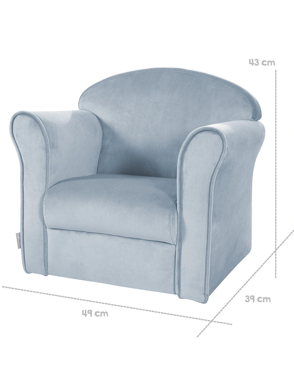 Kindersessel mit AL LIL SOFA (Farbe: sky)