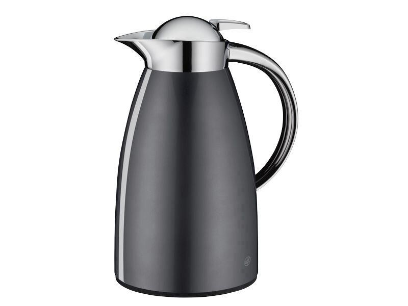 Alfi Thermoskanne Signo 1000 ml, Grau Karaffe aus Edelstahl