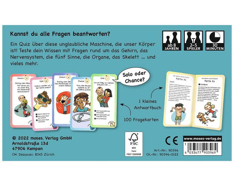 Ratespiel MEIN KÖRPER - DAS QUIZ