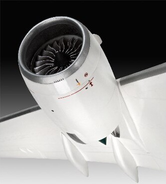 Revell - Airbus A350-900 Fly Byggesæt - 1:144 - Level 4 - 03881