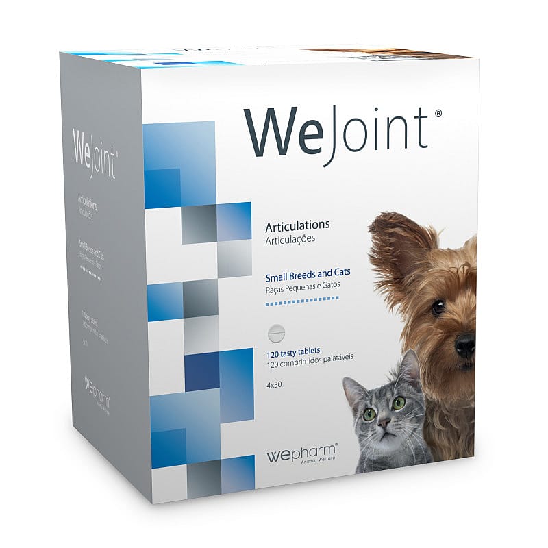 Wepharm WeJoint Gewrichten | Small breed hond & kat | 120 tabletten | 11083