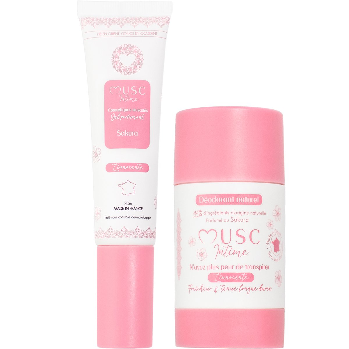 Déodorant naturel & parfum intime - L'Innocente - Fleur de cerisier