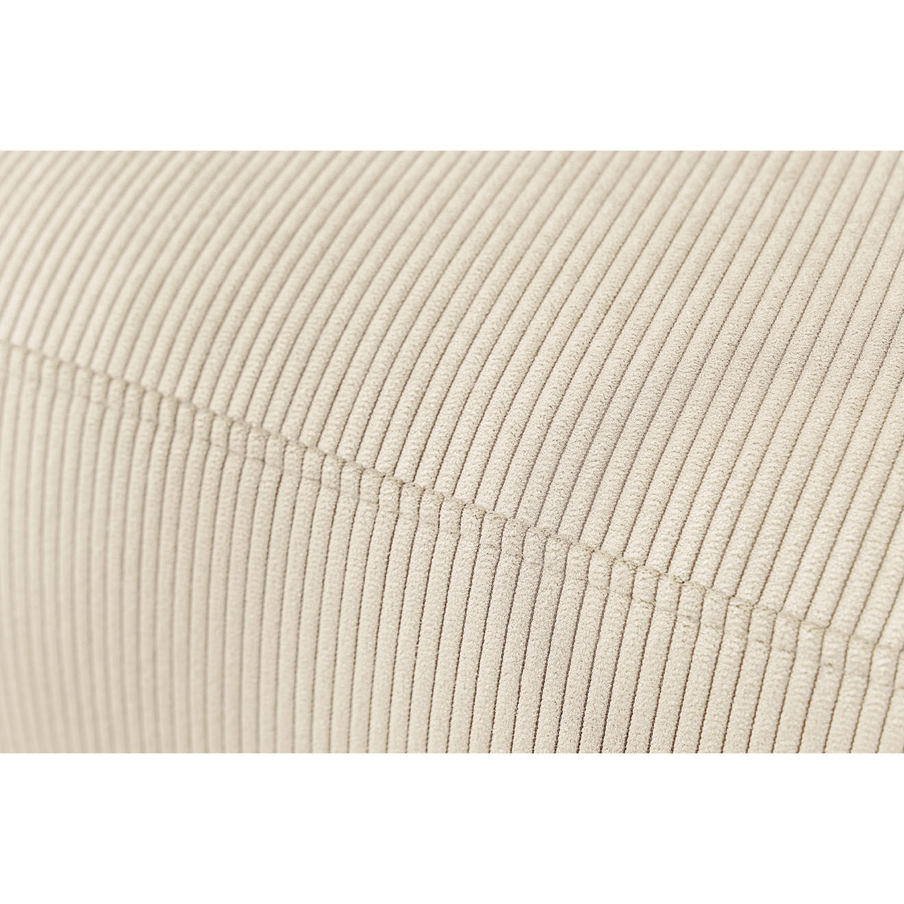 Bobochic Canapé d'angle fixe gauche Enjoy beige - 237x147x95 cm