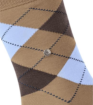 Burlington Manchester Sok Ruit Beige 4240 21088-4240 kopen