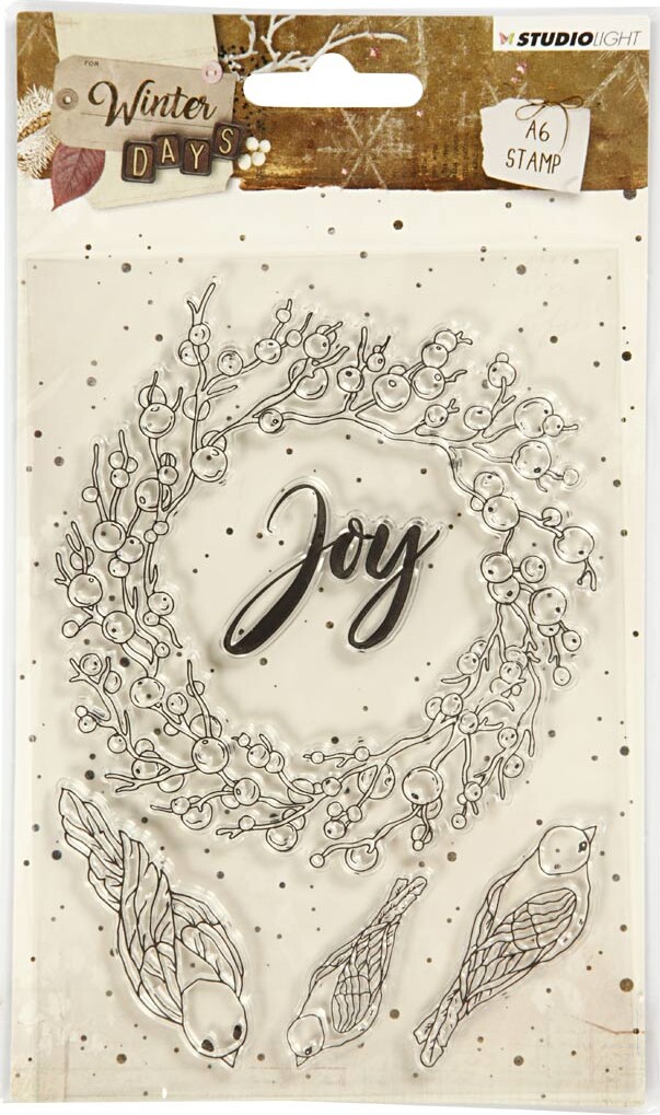 Stempelmotiver - Joy - Str. 10,5X15 CM - 1 Ark