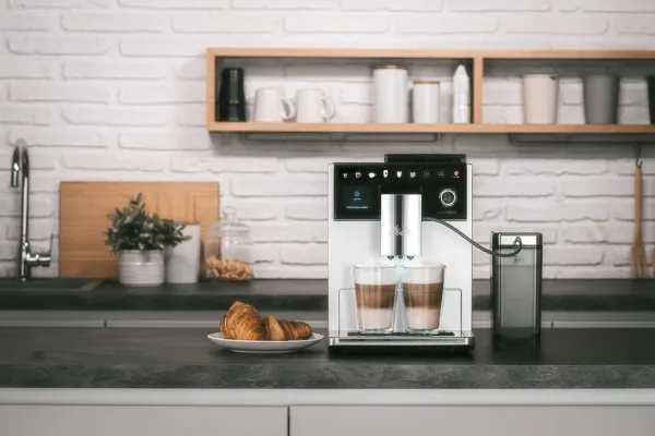 Melitta F63/0-201, Espressomaskine, 1,8 L, Kaffebønner, Indbygget kværn, 1400 W, Sølv