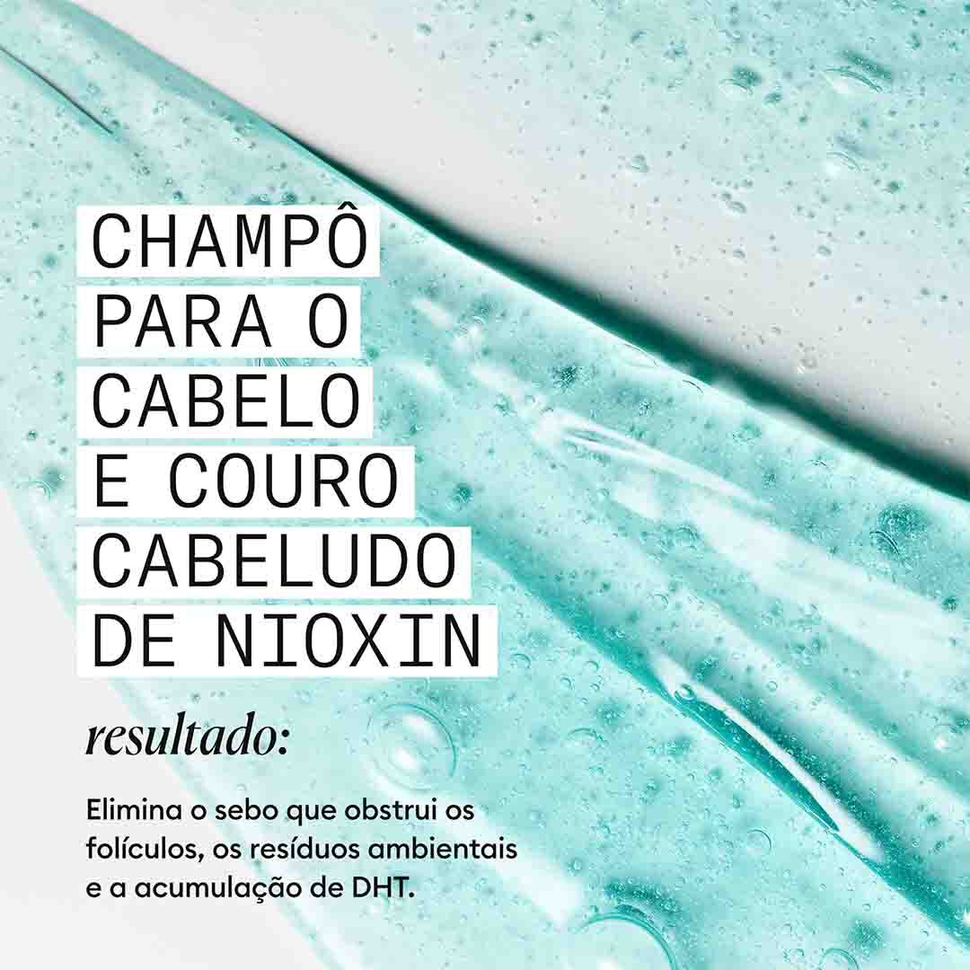 Nioxin Sistema 3 Champô - Cabelo Tingido e Danificado com Enfraquecimento Leve - 1000ml