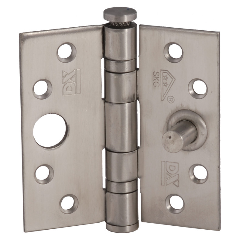 DX kogellagerscharnier SKG*** 89x89mm RVS