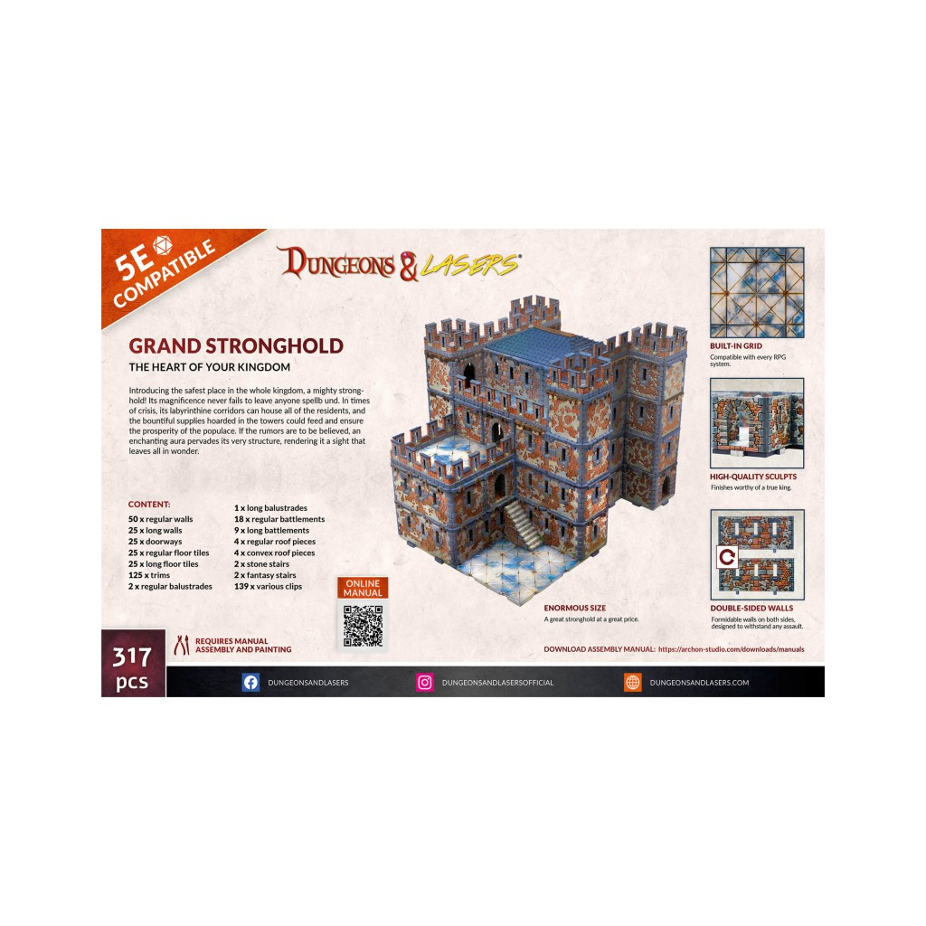 Dungeons & Lasers - Décors - Grand Stronghold