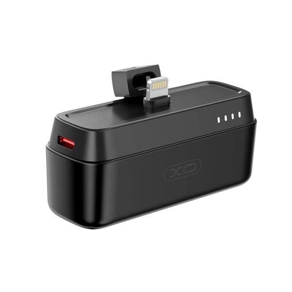 XO Mini Powerbank 20W 5000 mAh med Lightning-stik