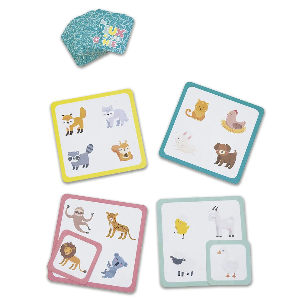 Les jeux des Petits Génies 4 plateaux en bois