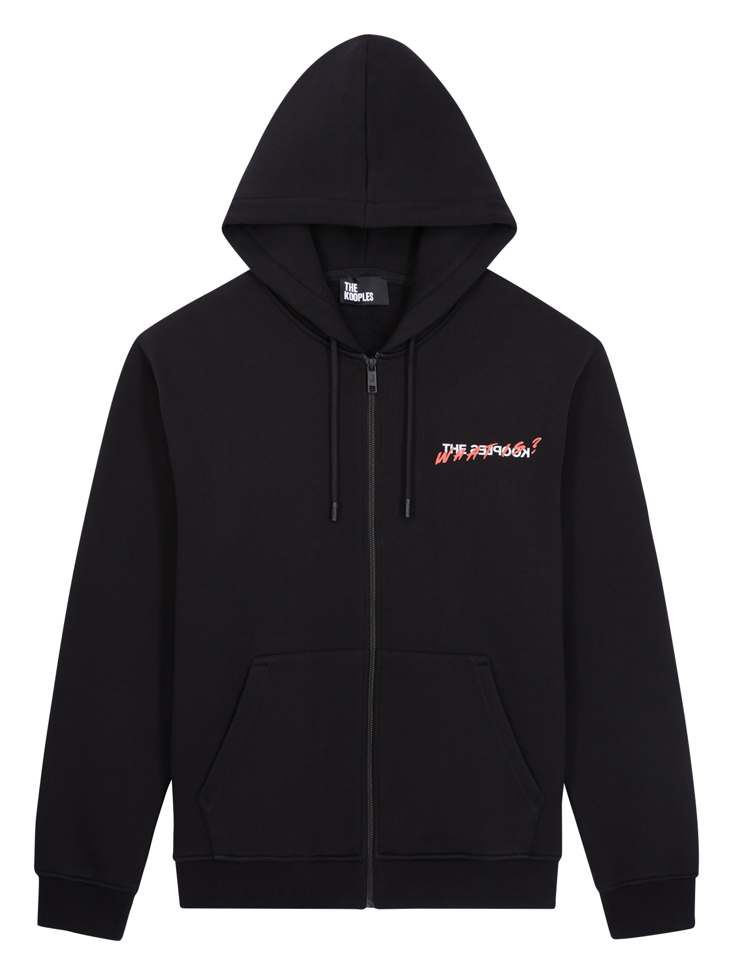 Sweat à capuche en coton | Noir