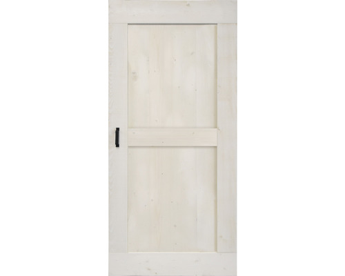 Pertura schuifdeur complete set Yorick Midbar Vintage wit 950x2150 mm incl. looprail met rol, krukset