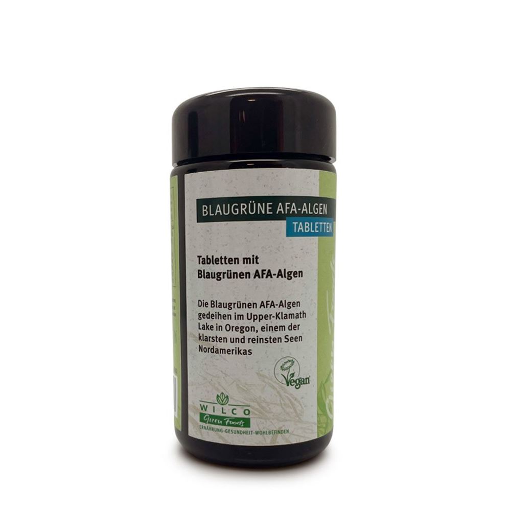 AFA Blaugrüne Algen 400 mg<br>150 Stück, Glas, Tablette