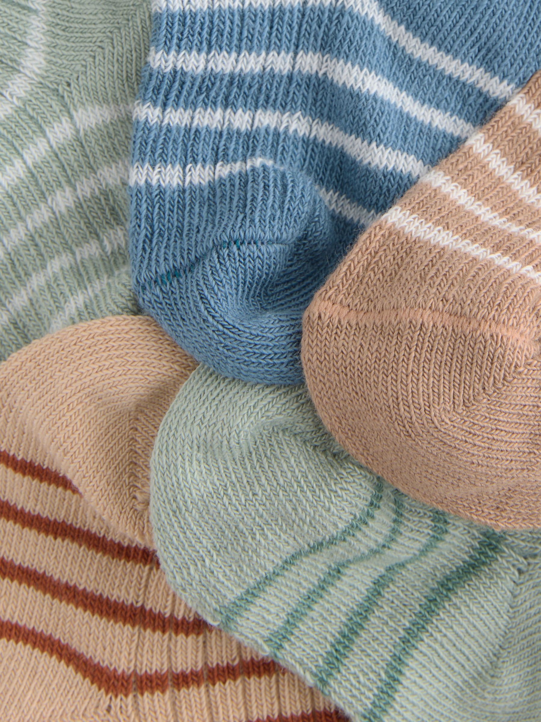 Multi - Set van 5 paar babysokken met omgerolde rand (0 mnd-2 jr)